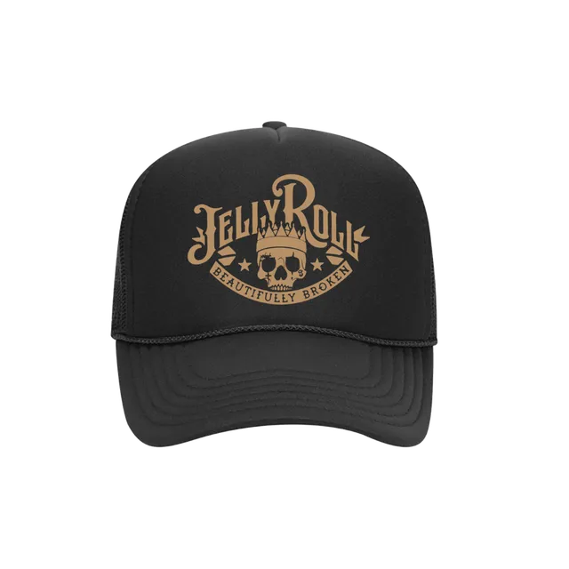 Jelly Roll Beautifully Broken Trucker caps svart