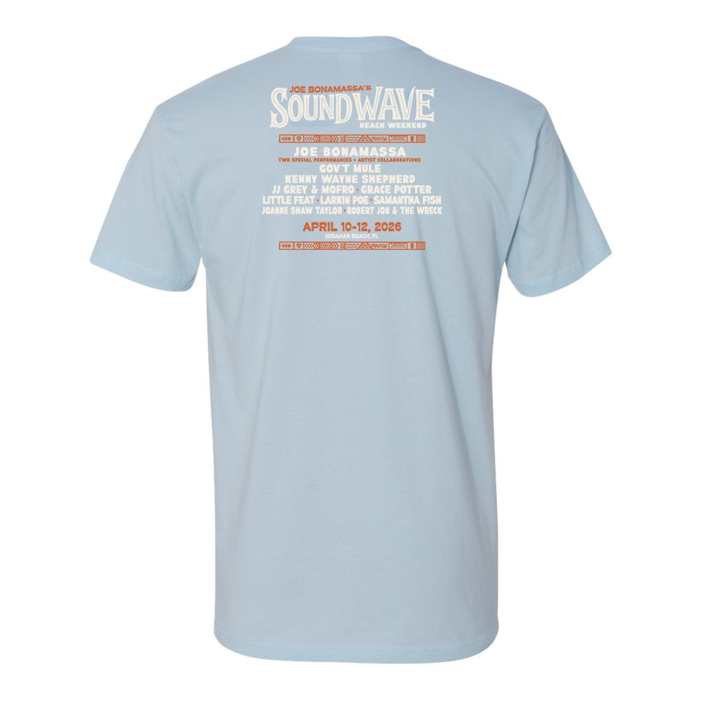 Joe Bonamassa 2026 Sound Wave Beach Weekend t-skjorte