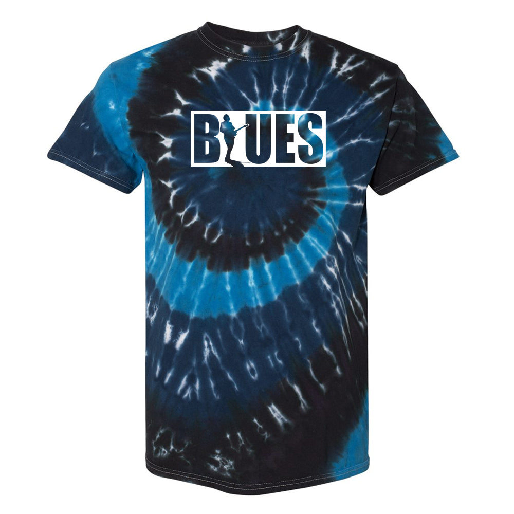 Joe Bonamassa Blues Block Spiral t-skjorte tie-dye bomull