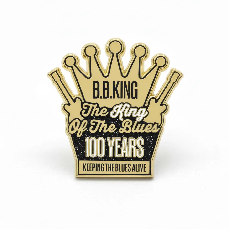 Joe Bonamassa B.B. King 100 Years Pin gull emalje samleobjekt