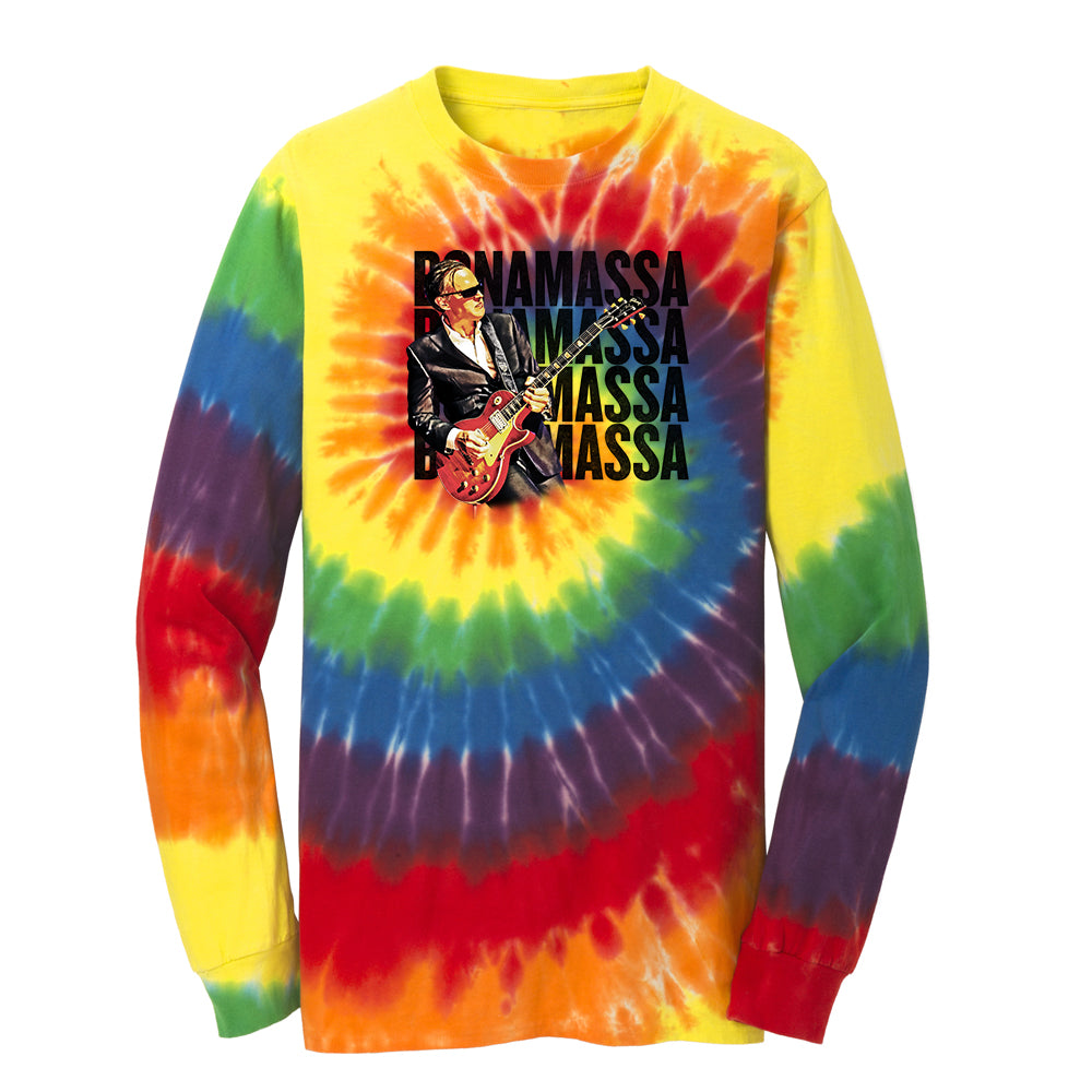 Joe Bonamassa Quadamassa 2.0 langermet tie-dye unisex