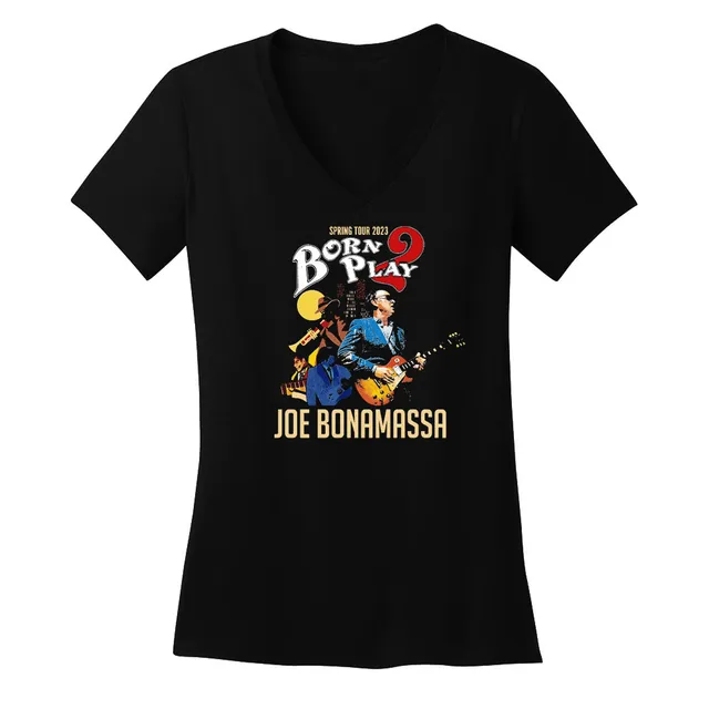 Joe Bonamassa 2023 U.S. Spring Tour V-hals T-skjorte dame bomull