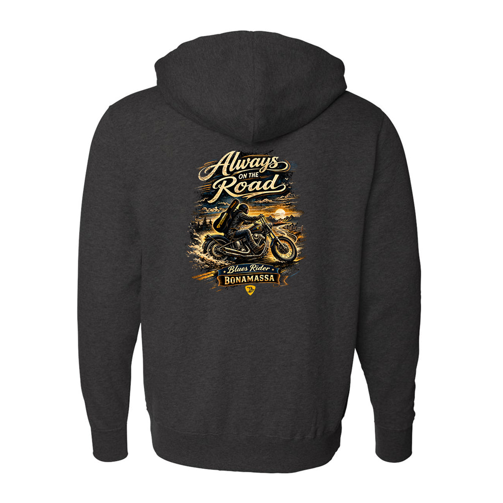 Joe Bonamassa Blues Rider Hettejakke glidelås unisex svart