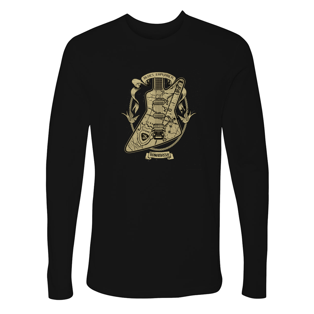 Joe Bonamassa Blues Explorer Long Sleeve langermet t-skjorte herre bomull
