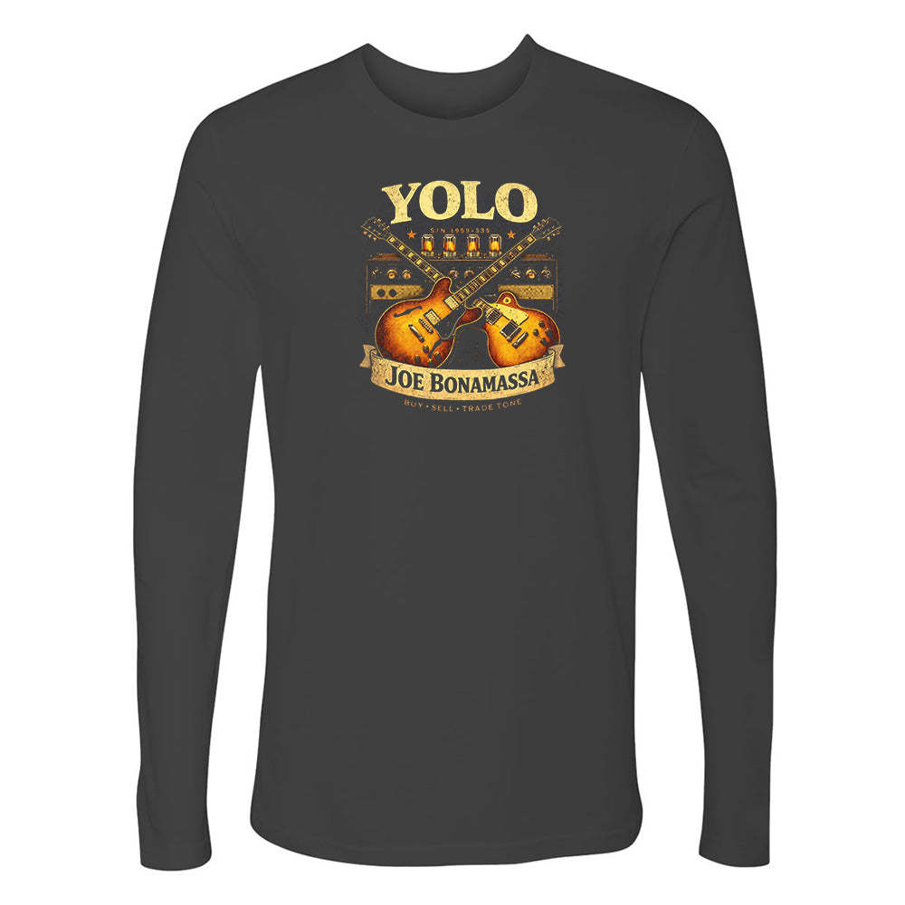 Joe Bonamassa Yolo Blues langermet t-skjorte herre svart bomull