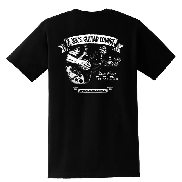 Joe Bonamassa Joe's Guitar Lounge pocket t-skjorte unisex bomull