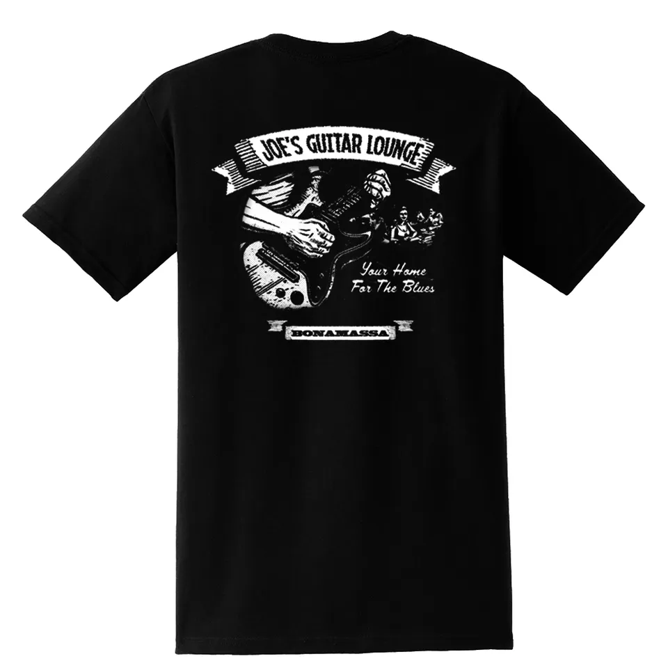 Joe Bonamassa Joe's Guitar Lounge pocket t-skjorte unisex bomull