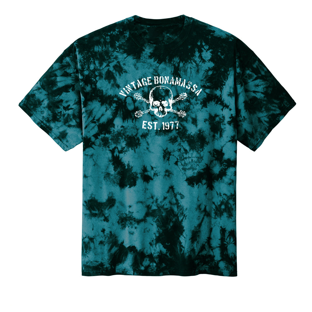 Joe Bonamassa JB Vintage Crystal Tie Dye t-skjorte unisex bomull