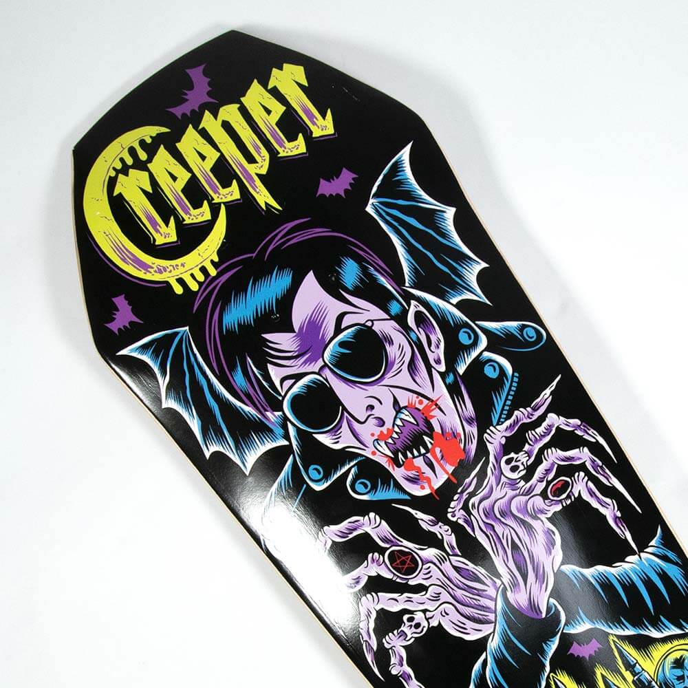 Creeper Sol Rac Coffin skateboarddekk plywood