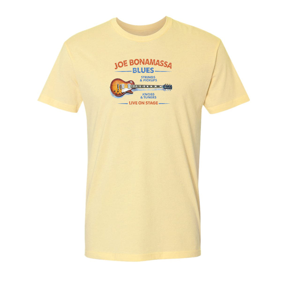 Joe Bonamassa Strings Pickups Blues t-skjorte unisex svart
