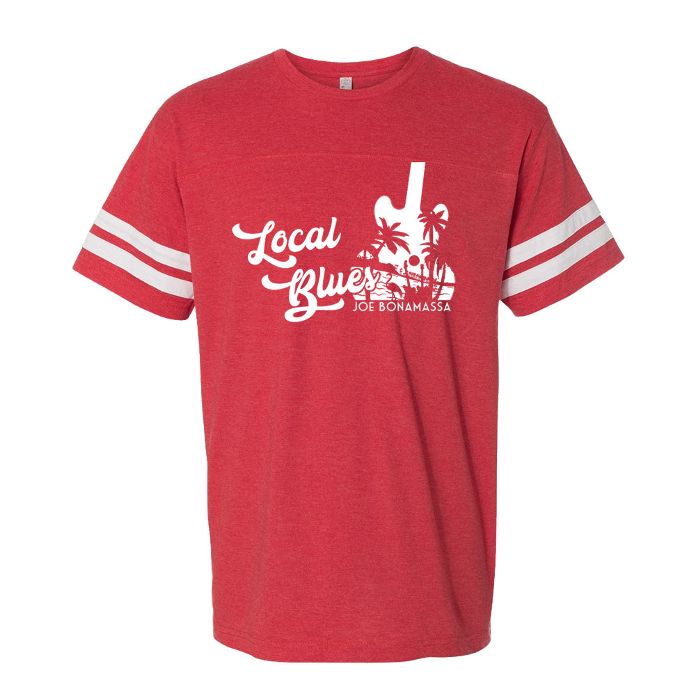 Joe Bonamassa Local Blues Football t-skjorte herre bomull