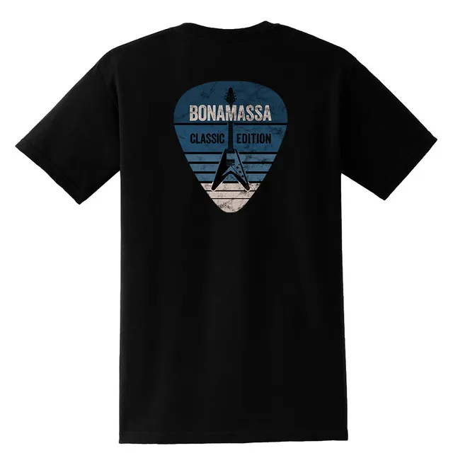 Joe Bonamassa Classic Blues t-skjorte lommetrykk bomull