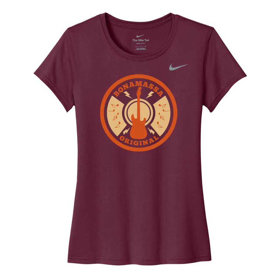 Joe Bonamassa Nike rLegend t-skjorte dame svart Dri-FIT