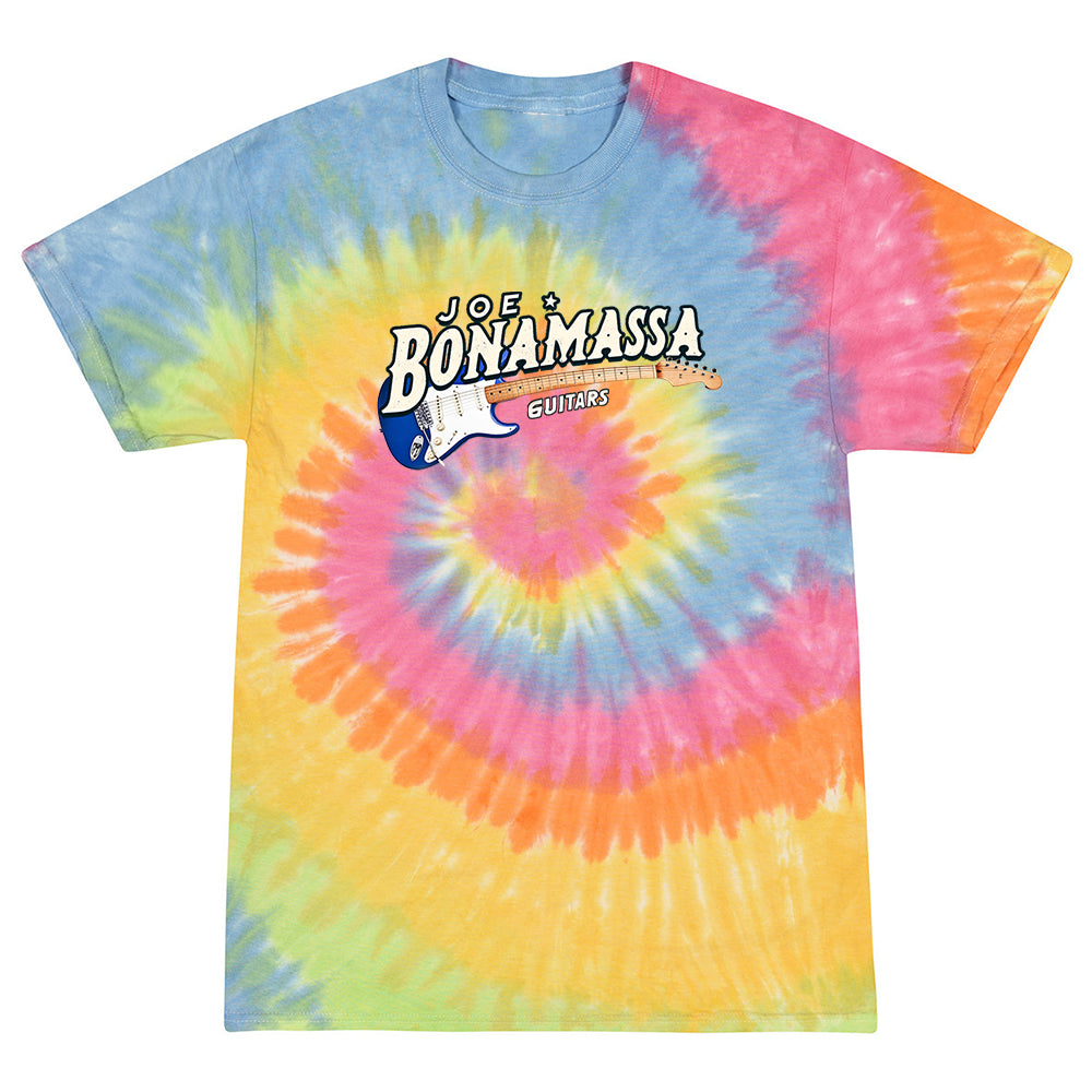 Joe Bonamassa Royal Strat Tie Dye t-skjorte Blue Ocean