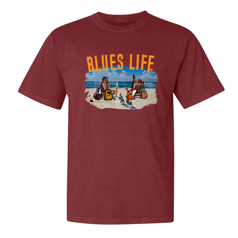 Joe Bonamassa Blues Life t-skjorte unisex brysttrykk
