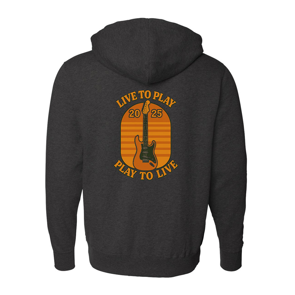 Joe Bonamassa Live To Play, Play To Live Blanche Zip-Up hettejakke