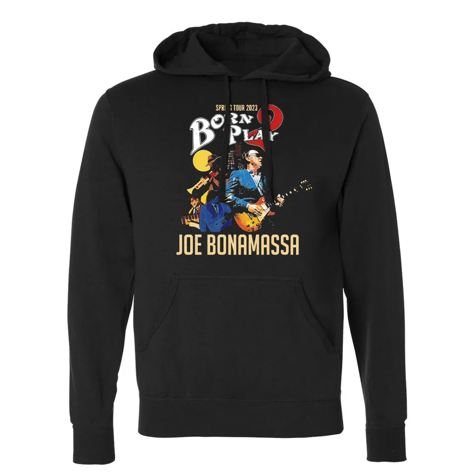 Joe Bonamassa 2023 U.S. Spring Tour hettegenser svart unisex