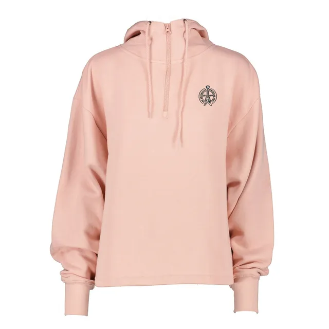 Joe Bonamassa In Blues We Trust Flying V Logo Boxy 1/4 Zip hettegenser dame svart