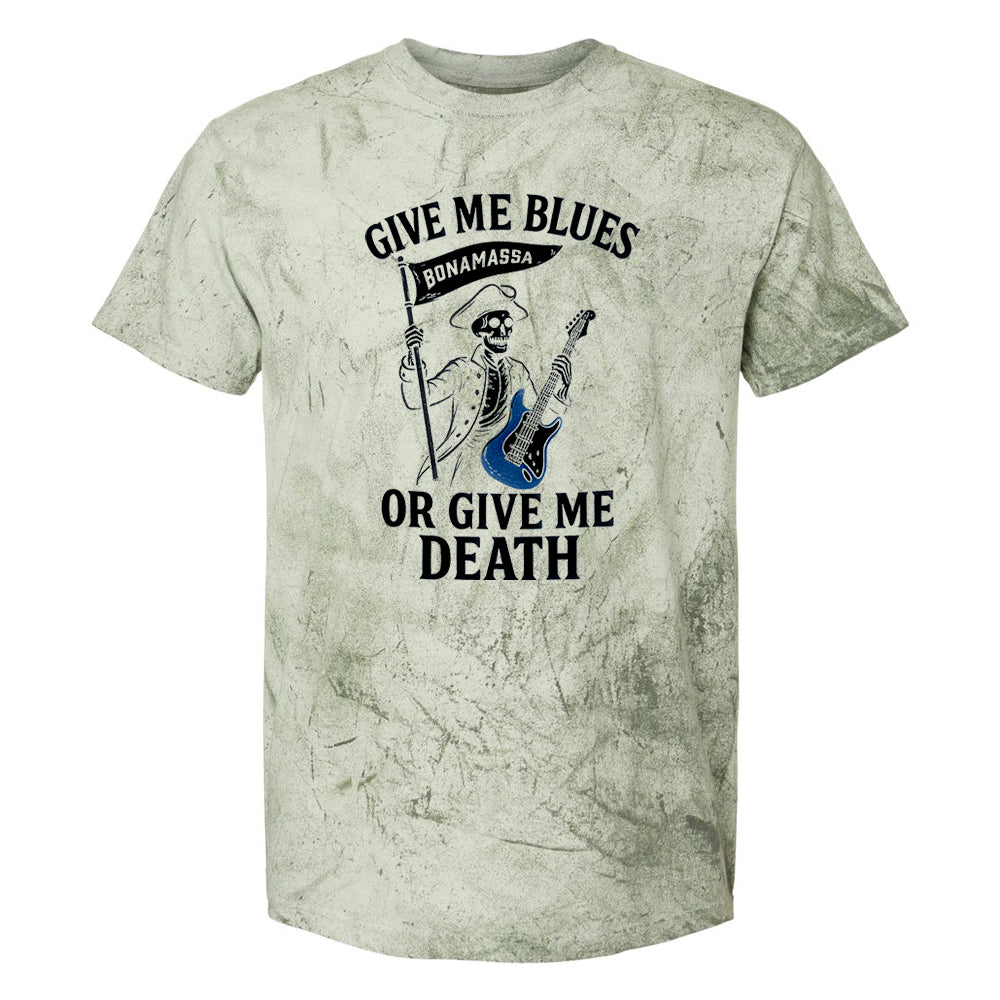 Joe Bonamassa Give Me Blues t-skjorte unisex garment-dyed