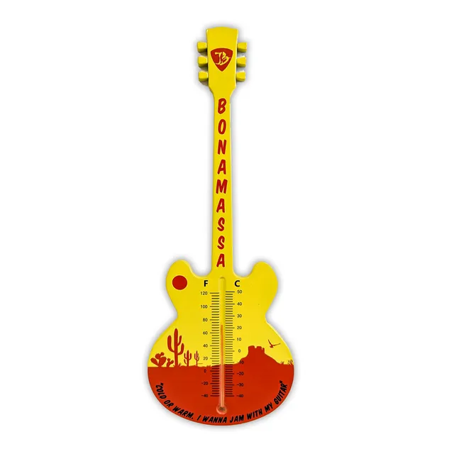 Joe Bonamassa Guitar Thermometer termometer stål 37 cm