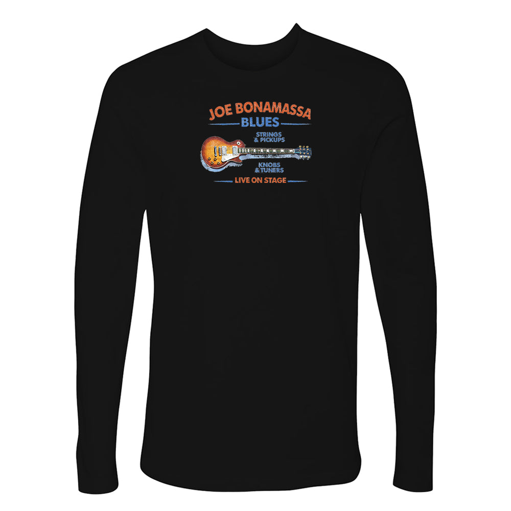 Joe Bonamassa Strings Pickups Blues langermet svart