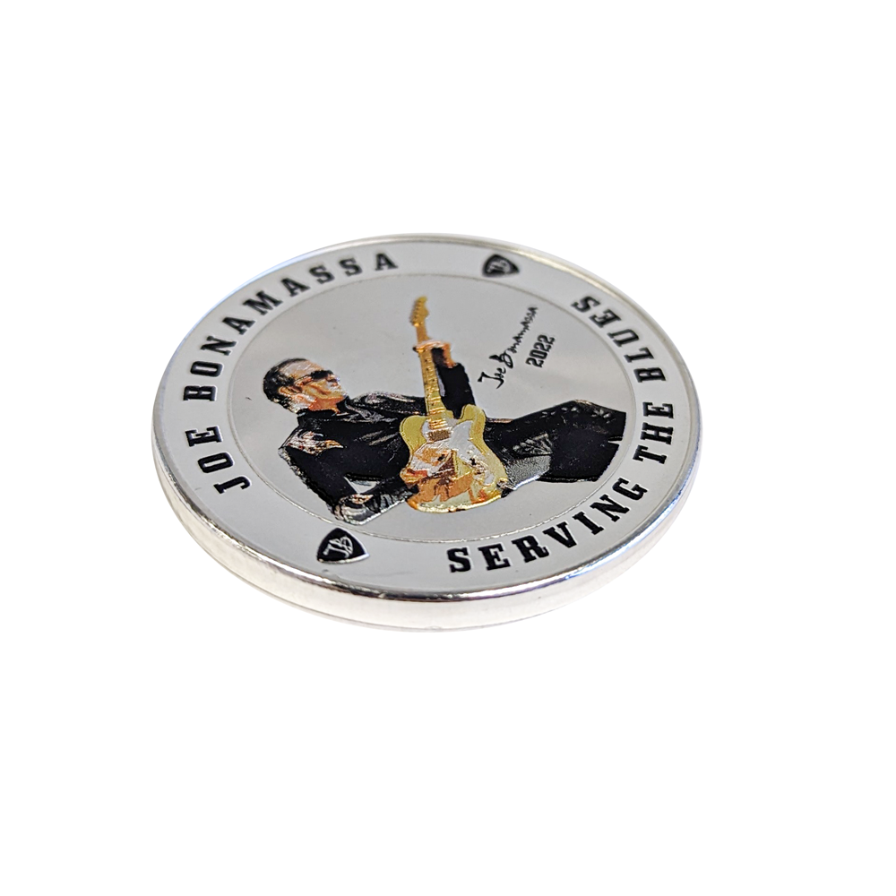 Joe Bonamassa 2022 JB Fine Silver sølvmynt 1 oz nummerert