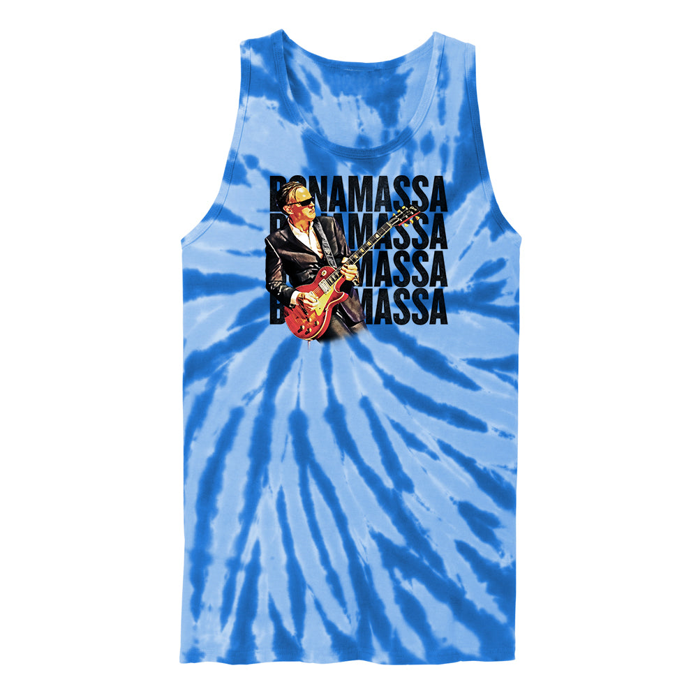 Joe Bonamassa Quadamassa 2.0 Tie Dye singlet turkis unisex