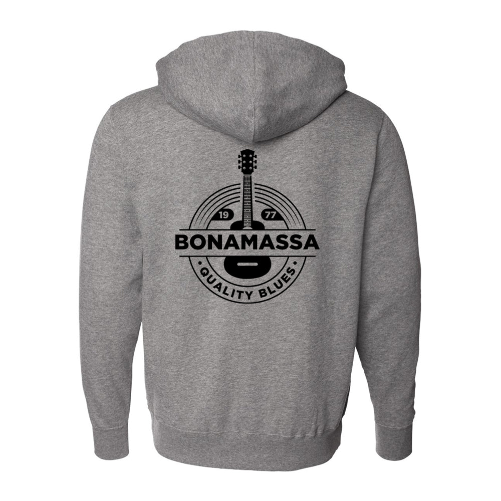Joe Bonamassa Acoustic Quality Blues hettejakke svart glidelås