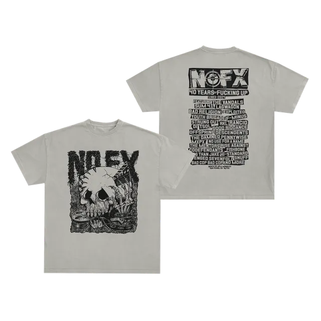 NOFX OG Film Skull t-skjorte bomull