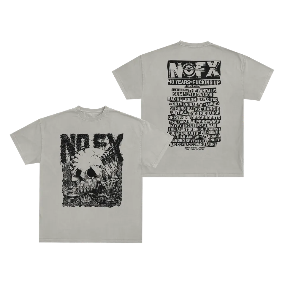 NOFX OG Film Skull t-skjorte bomull