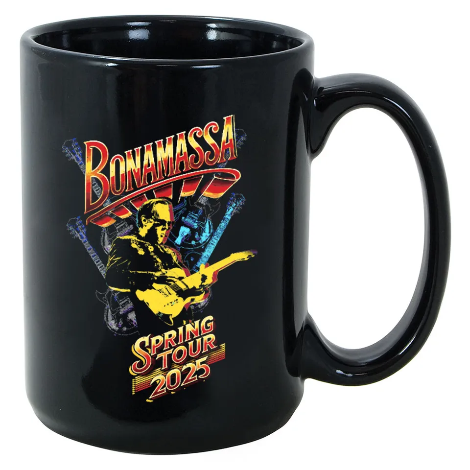 Joe Bonamassa U.S. Spring Tour 2025 krus keramikk 11oz