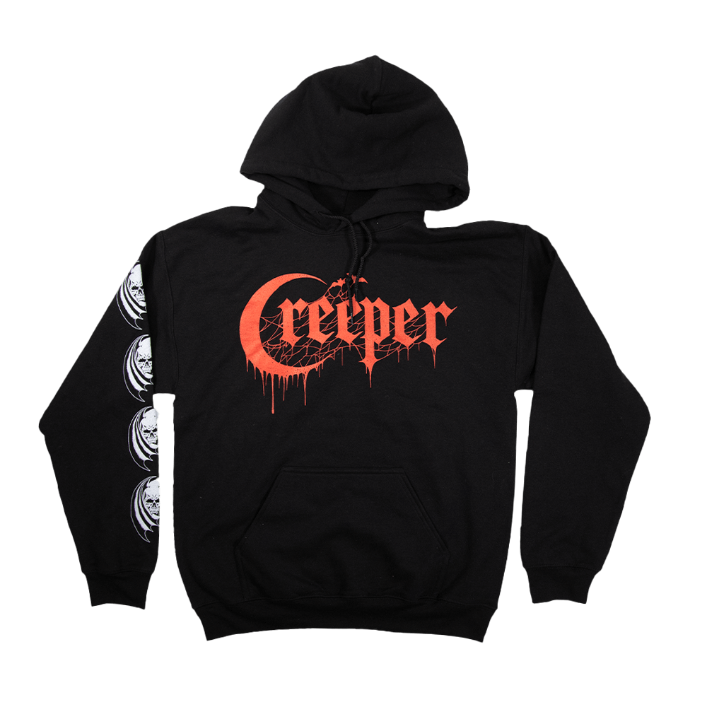 Creeper Spat Out of Heaven hoodie hettegenser svart