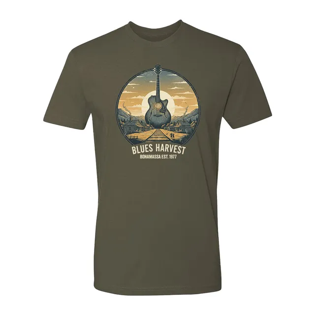 Joe Bonamassa Blues Harvest t-skjorte unisex svart bomull