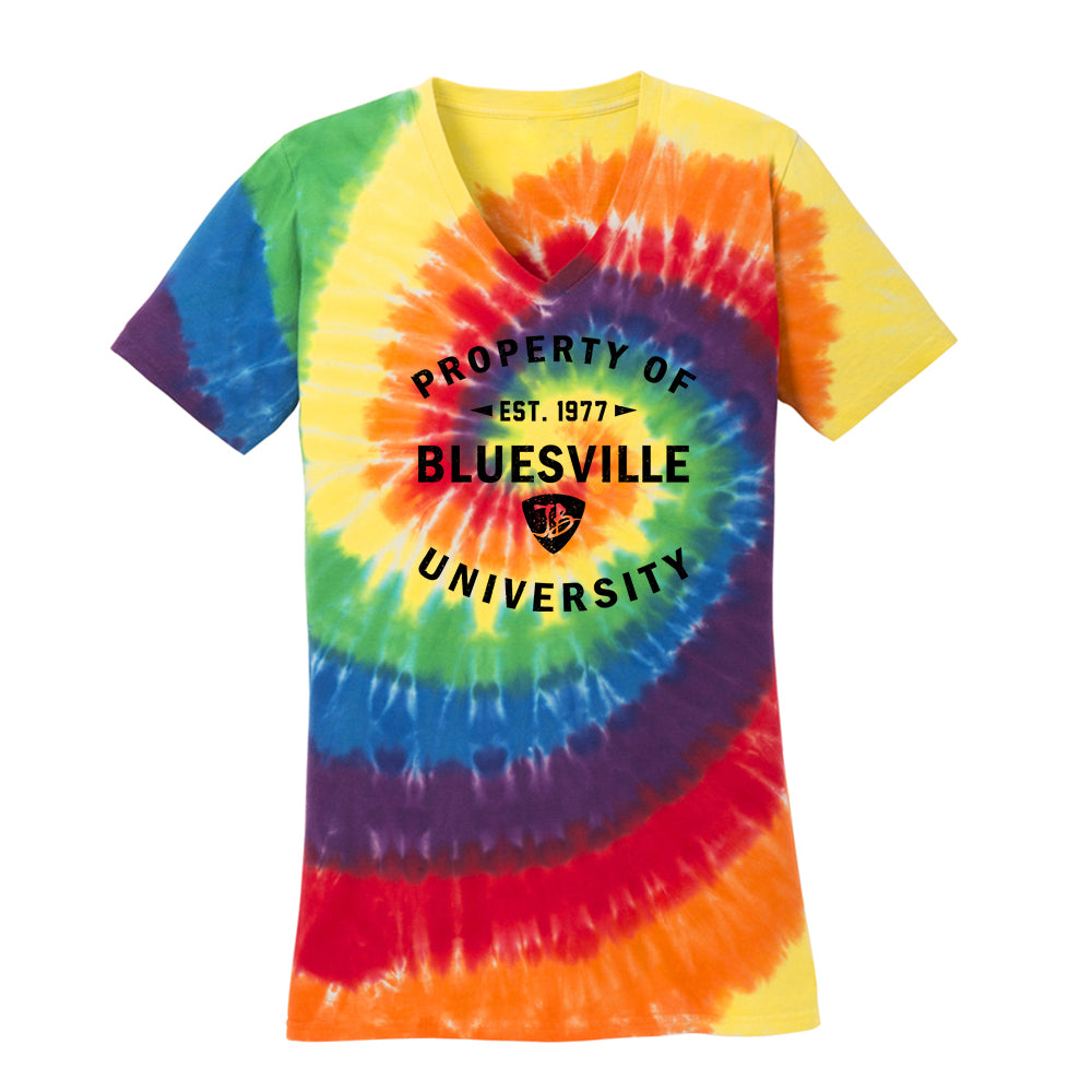 Joe Bonamassa Bluesville University V-neck batikk dame