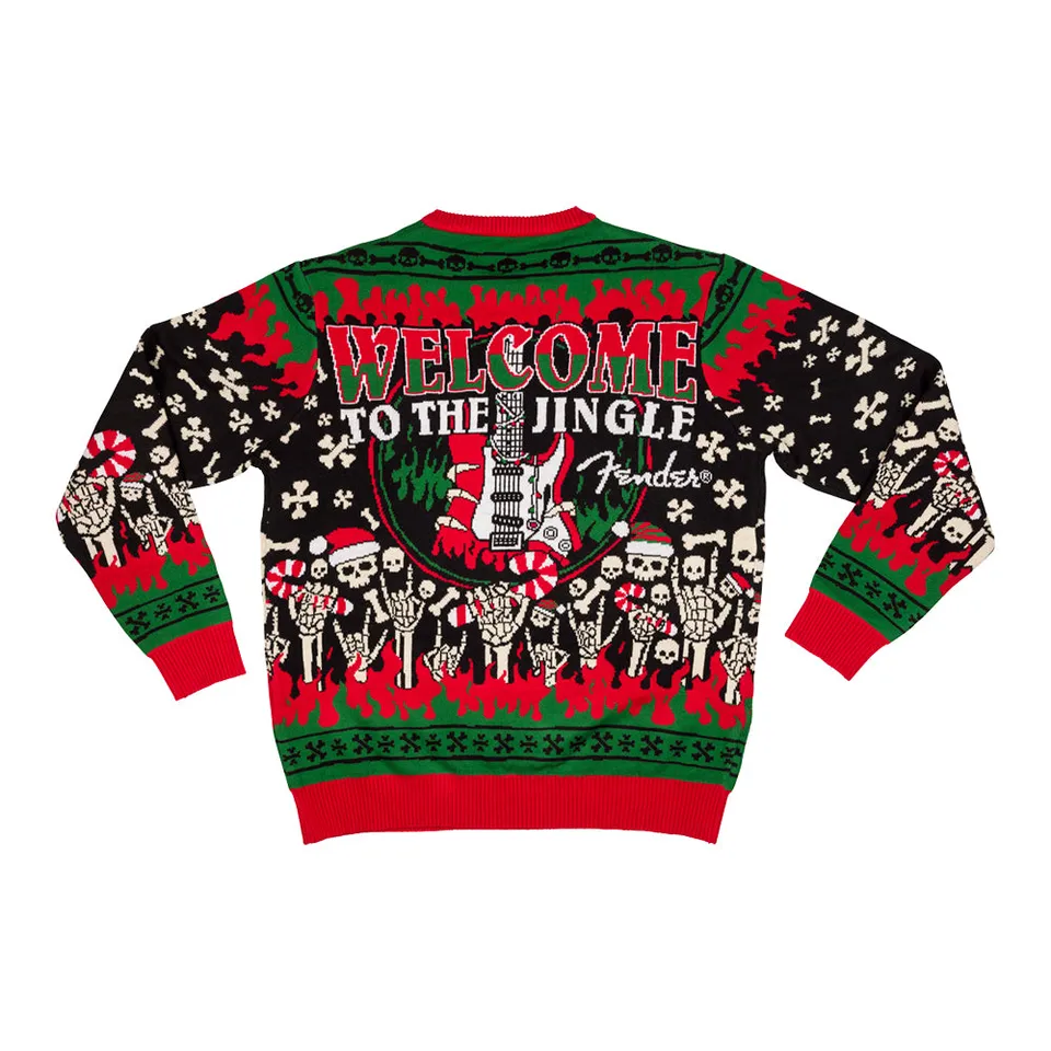 Fender 2024 Welcome to the Jingle julegenser unisex flerfarget