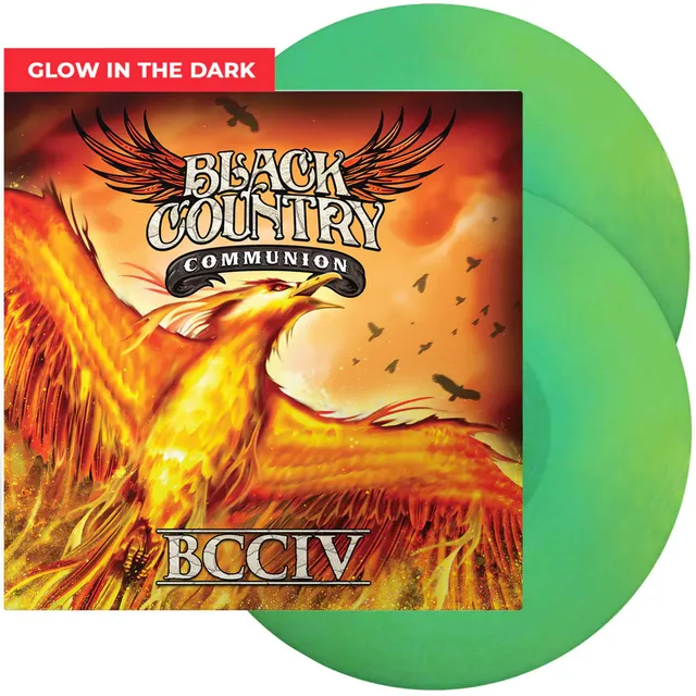 Black Country Communion BCCIV IV dobbel vinyl glow in the dark