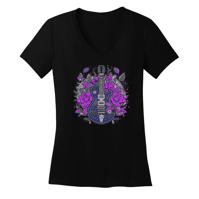 Joe Bonamassa Blooming Blues V-Neck t-skjorte dame bomull