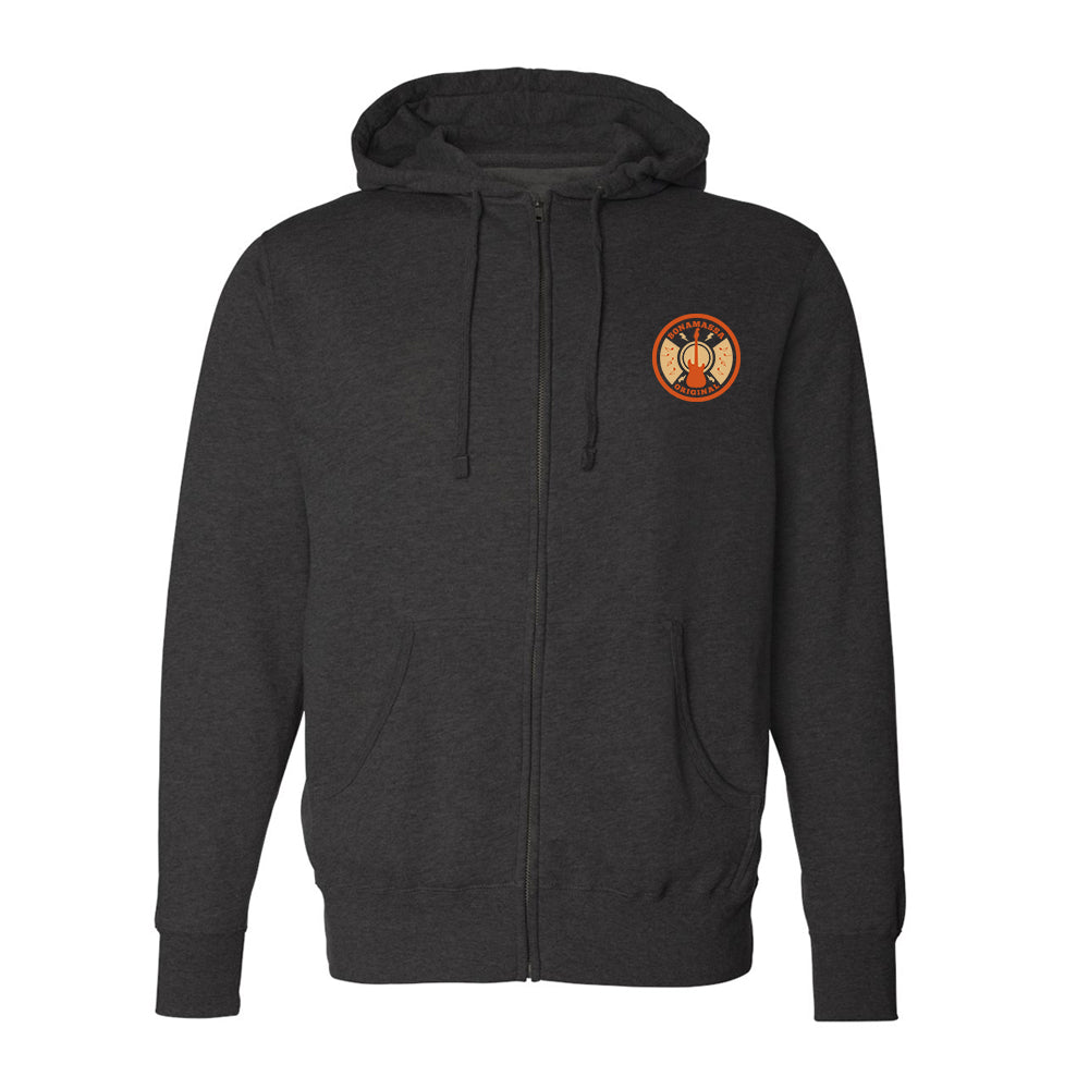 Joe Bonamassa Original hettejakke glidelås svart unisex