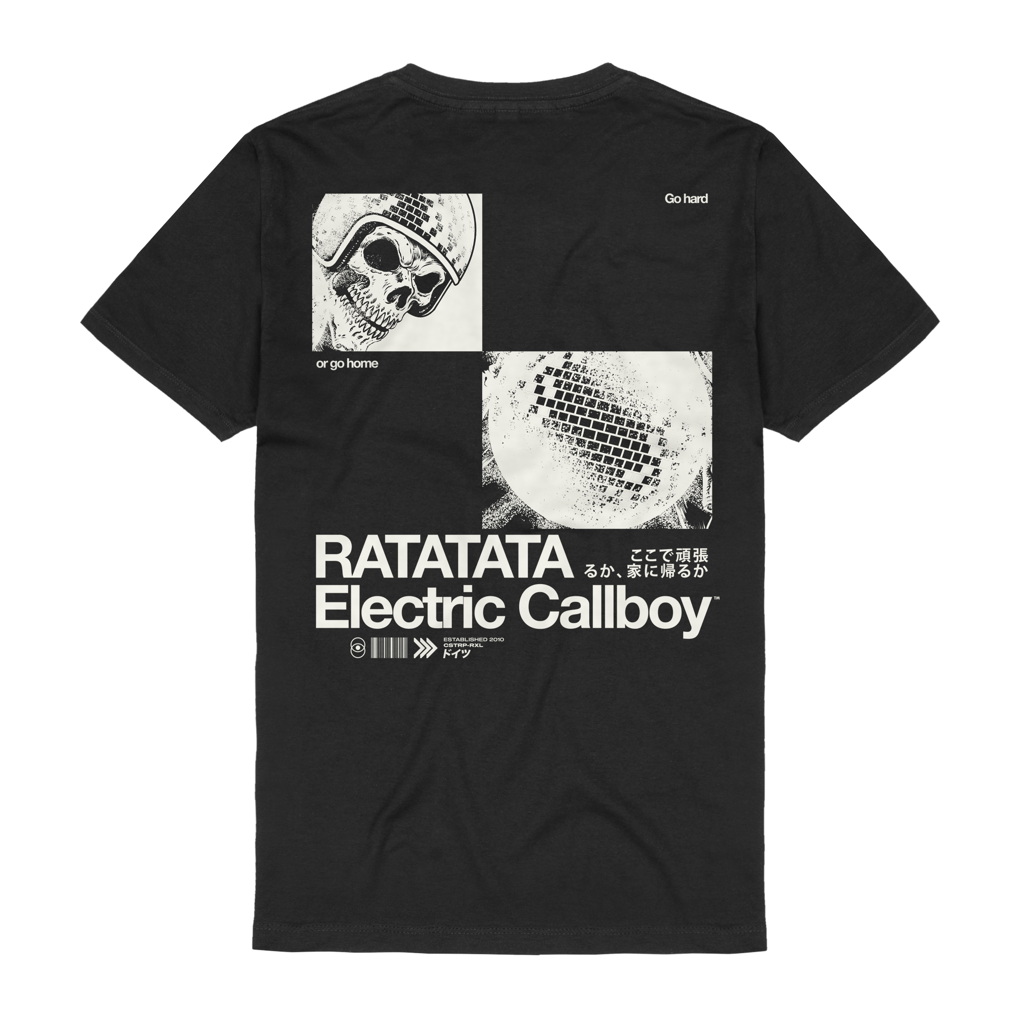 Electric Callboy Ratatata Disco t-skjorte oversized bomull
