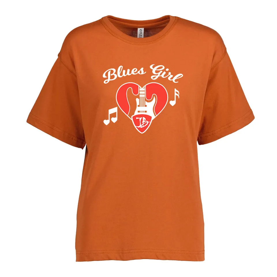 Joe Bonamassa Blues Girl Essential Boxy T-skjorte dame