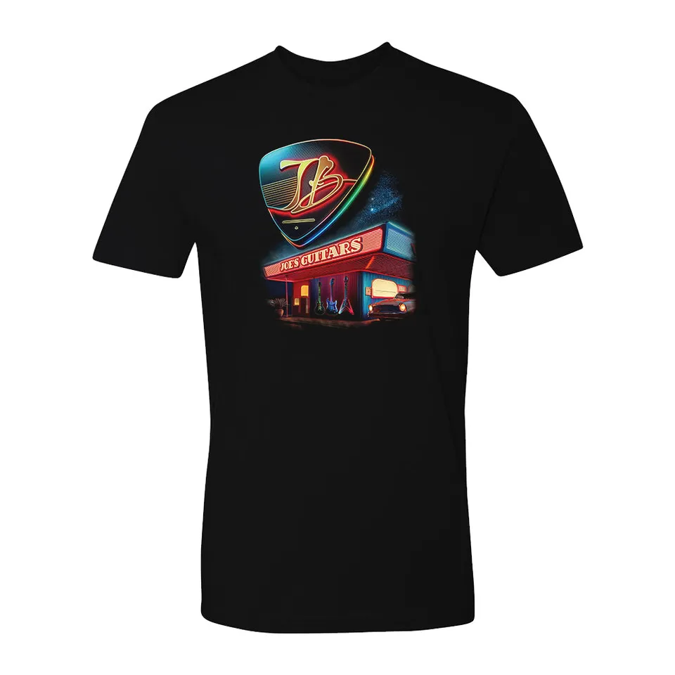 Joe Bonamassa Neon Diner t-skjorte svart unisex bomull