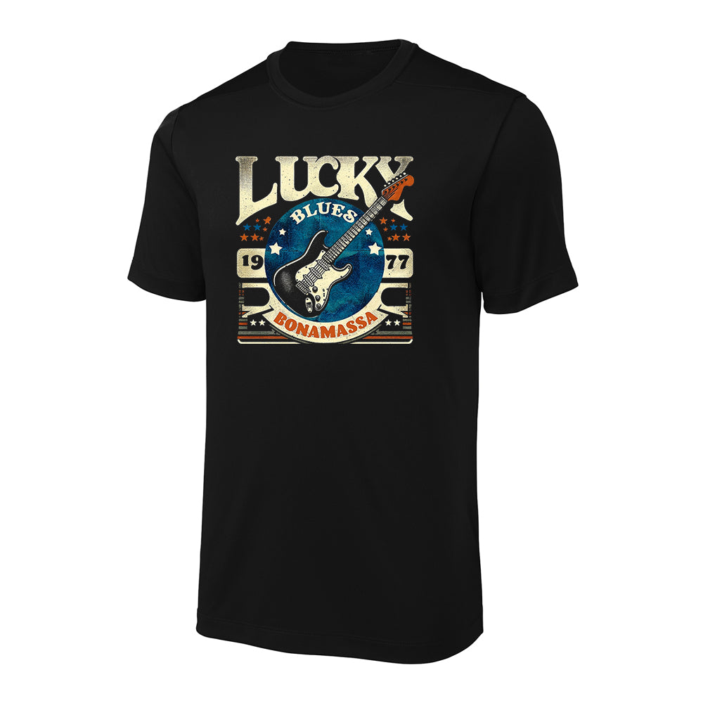 Joe Bonamassa Lucky Blues UV Pro T-skjorte herre UPF 50