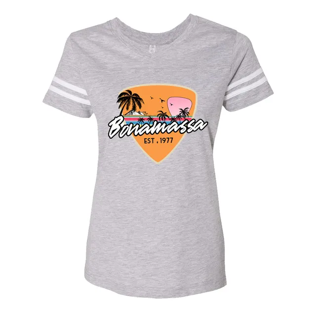 Joe Bonamassa Blues Sunset V-neck t-skjorte dame bomull