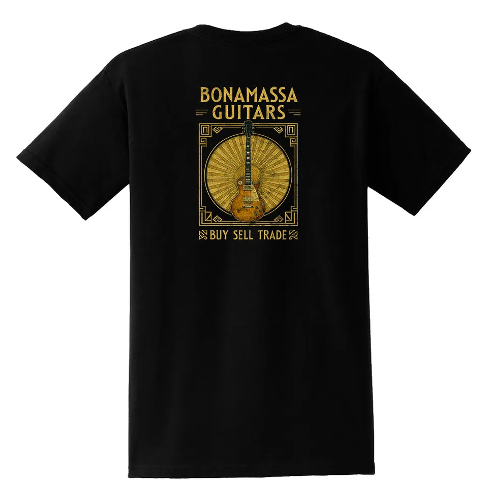 Joe Bonamassa Standard Gold Pocket T-skjorte unisex bomull