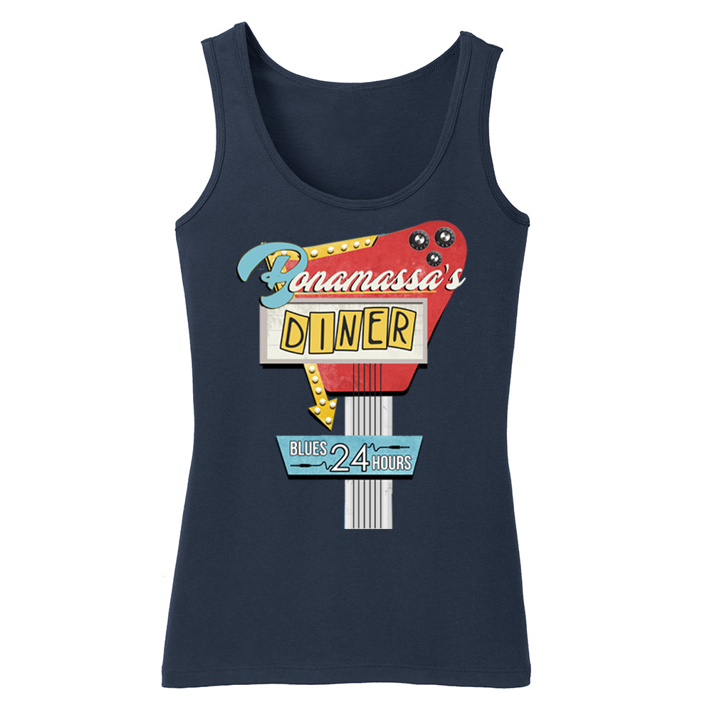 Joe Bonamassa Bonamassa's Diner Tank singlet dame Svart
