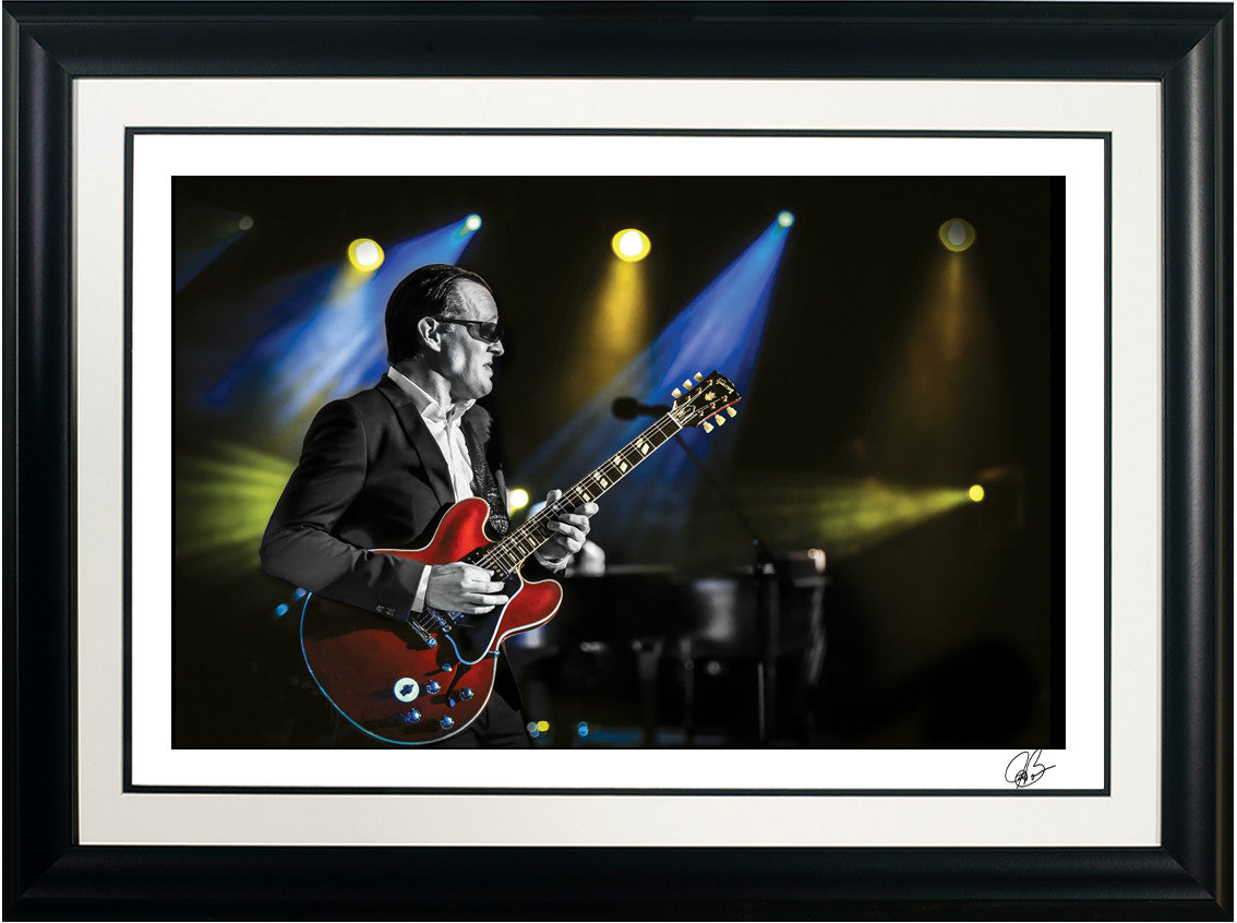Joe Bonamassa #28 Dial It Up litografi innrammet signert