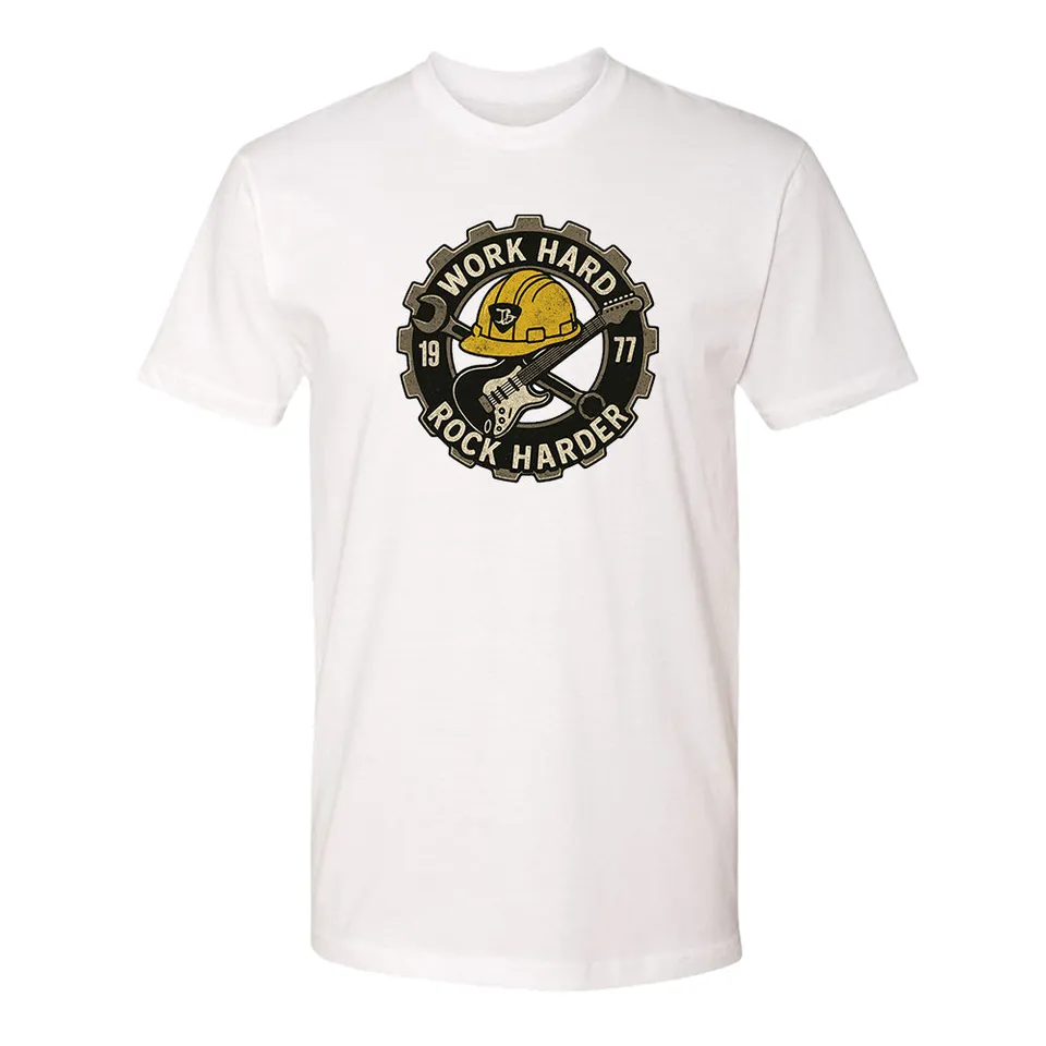 Joe Bonamassa Work Hard, Rock Harder t-skjorte svart bomull