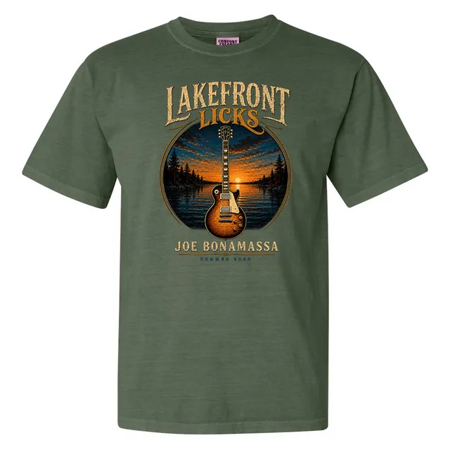Joe Bonamassa LakeFront Licks t-skjorte unisex heavyweight