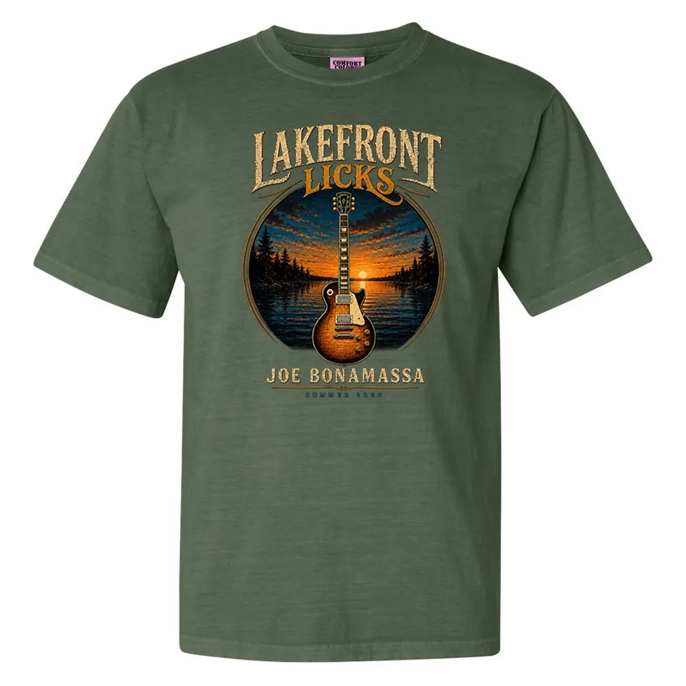 Joe Bonamassa LakeFront Licks t-skjorte unisex heavyweight