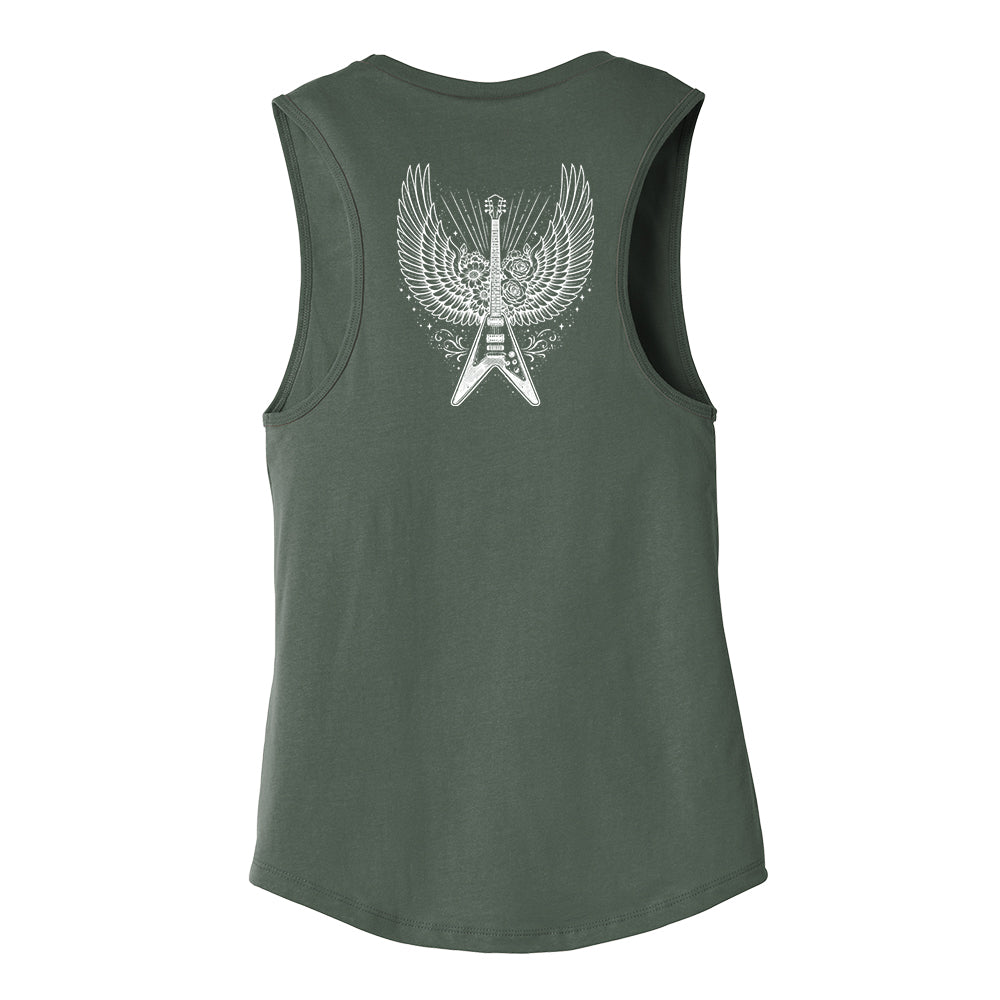 Joe Bonamassa Blues Angel singlet dame svart bomull